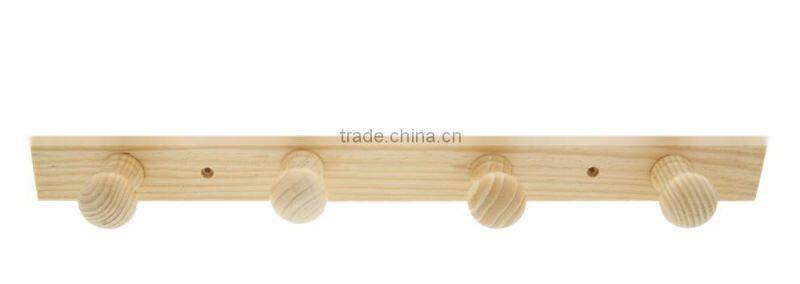Unfinished Natural Bamboo Wall Mount Expanding Rack