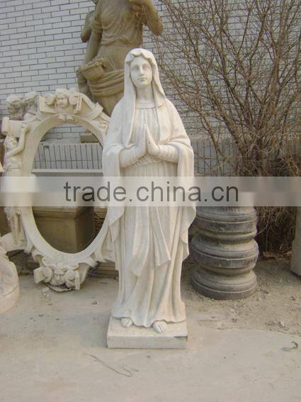 white jade marble statue