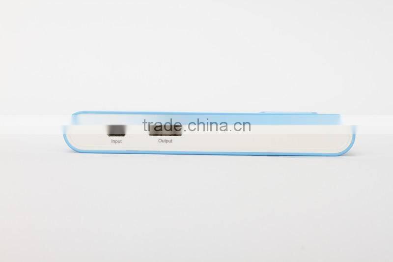 pisen color mobile power bank 4200 mah external battery charger for mobile phone