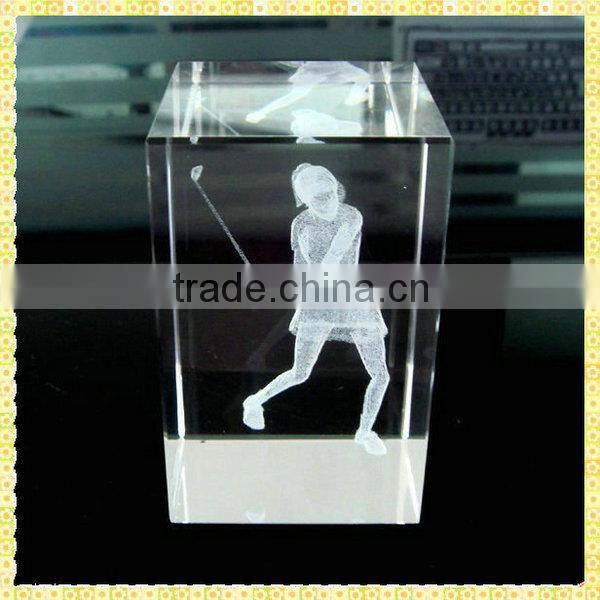 Personalized 3D Laser Engraving Crystal For Business Souvenir Gifts
