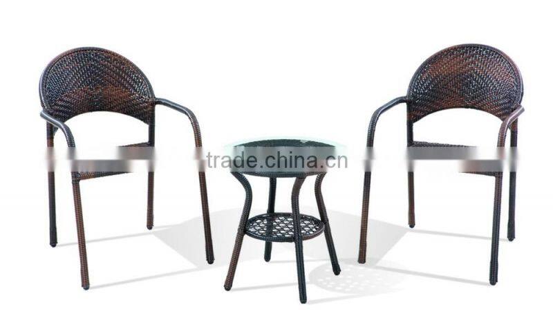 garden outdoor rattan coffee table and chair