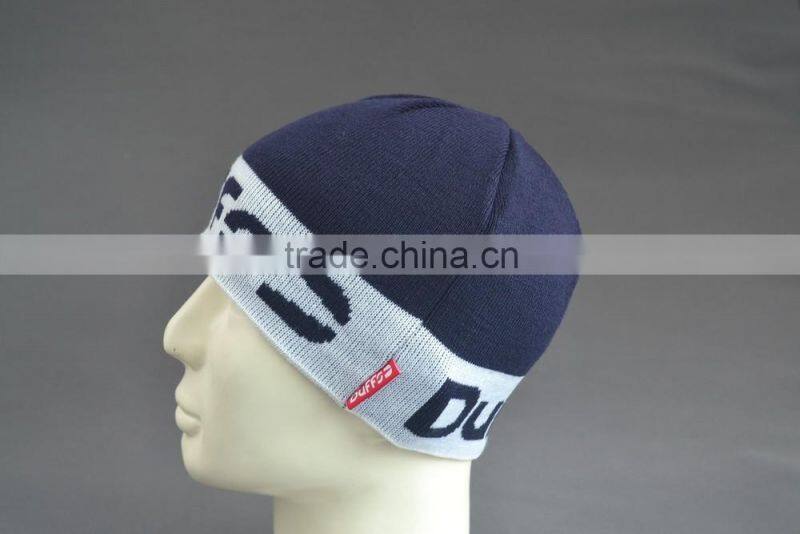 BSCI Audit 100% Acrylic Custom winter beanie hat with jacquard logo