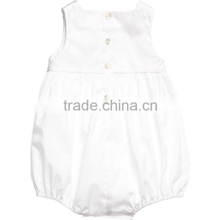 2014 fashion design girl sleeveless baby ruffle rompers wholesale baby clothes