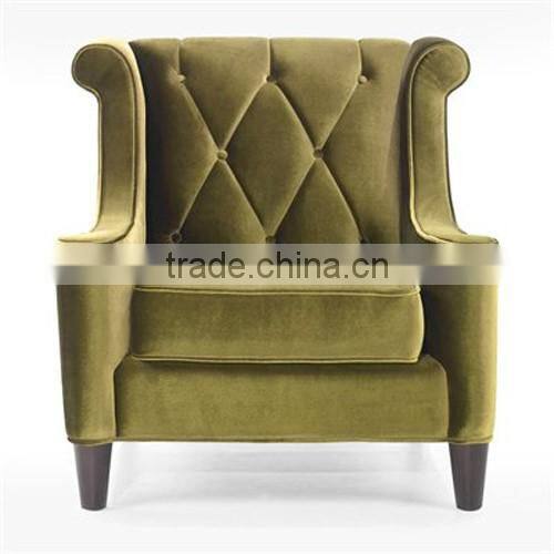 Custom made living room furniture wooden fabric 1/2/3 seater sofa set