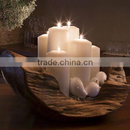 12 inch pillar religious church flat-top candle