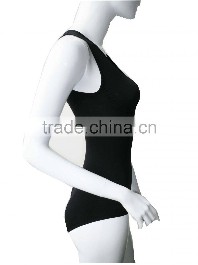 black tight jumpsuit like the tank top