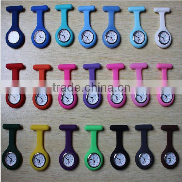 Japan movement nurse watch,silicon nurse watch,nurse fob watch