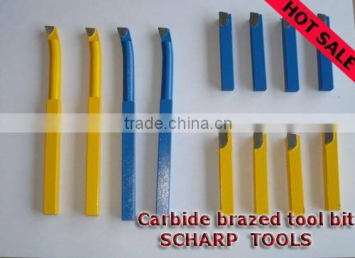 Carbide brazed lathe tool bit DIN/ISO/ANSI