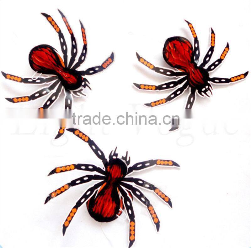 Halloween Party Decorations New TISSUE PAPER HONEYCOMB Halloween Pumpkin Ghost Bat Spider Witch Paper Lanterns Decorated Props