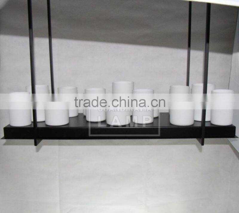 MODERN OFFICE KITCHEN ORNAMENT LAMP DIAMOND CHANDELIER IRON PYRAMID PENDANT LAMP