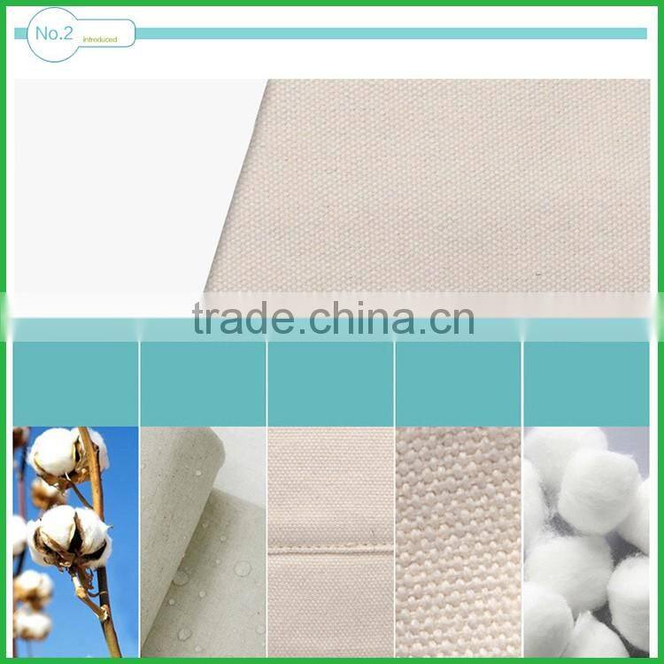 2016 high quality Fashion blue Cotton Canvas Tote Bag With cheap price