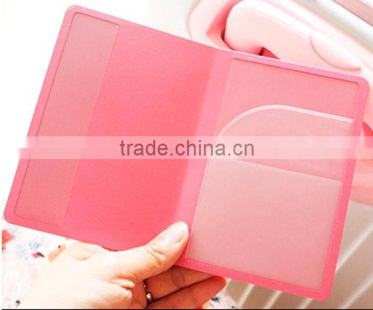 Passport holder with botton and zipper