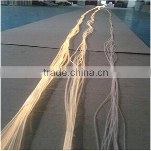 the entire body fiber optic transparent tiny fiber optical 1km price with 7color changing or RGB