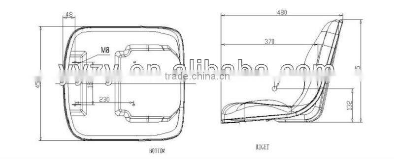 New electric cleaning machine seat with good price