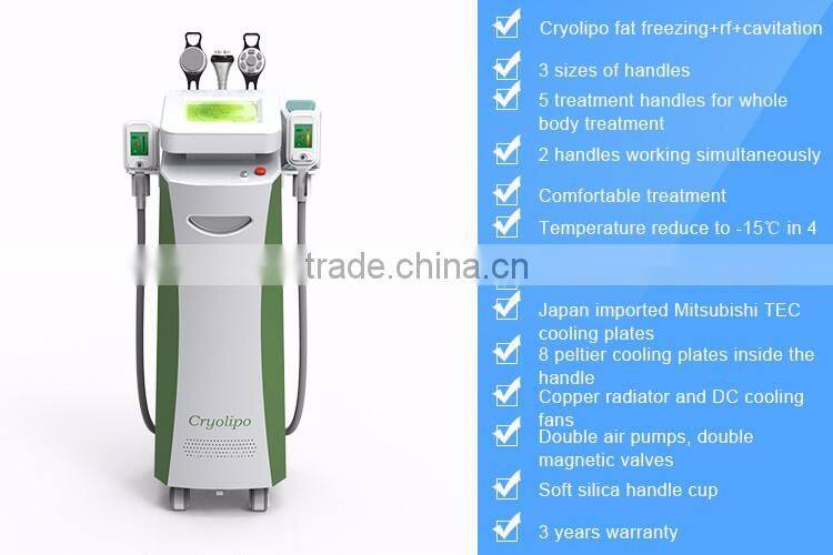 hottest criolipolisis lipo cryo fat freezing machine 5 handles antifreeze membrane for cryolipolysis