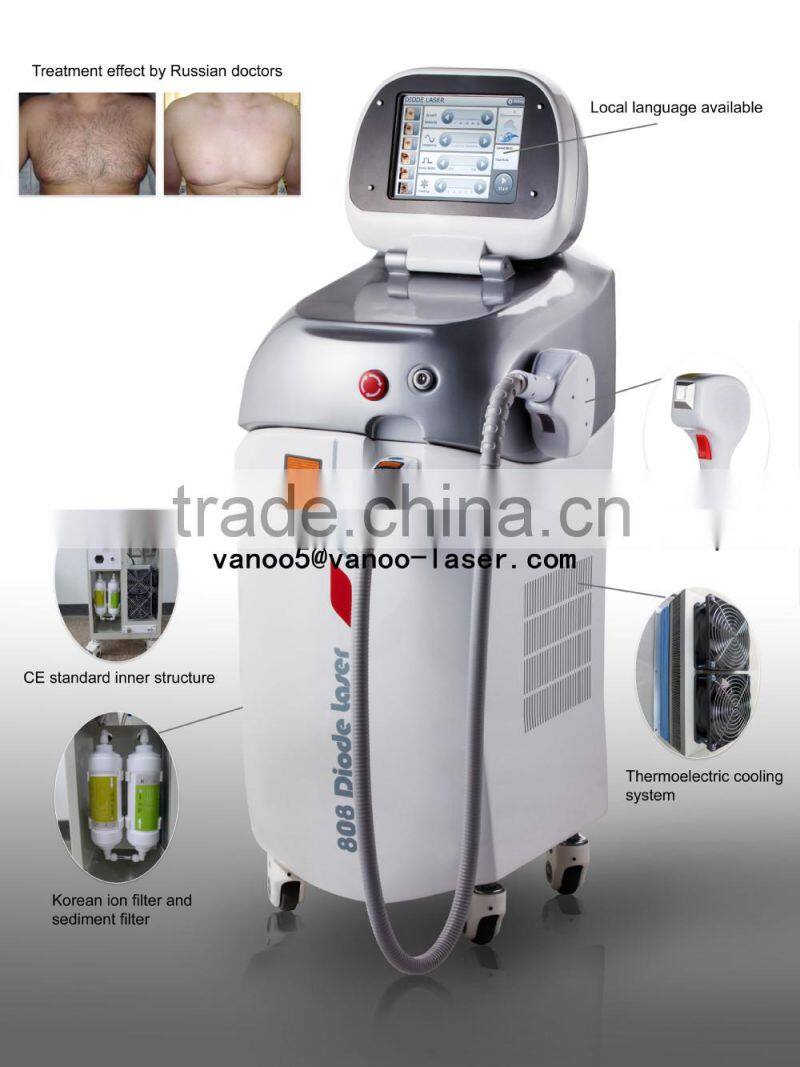 600w epilator laser 808nm diode permanent hair removal machine