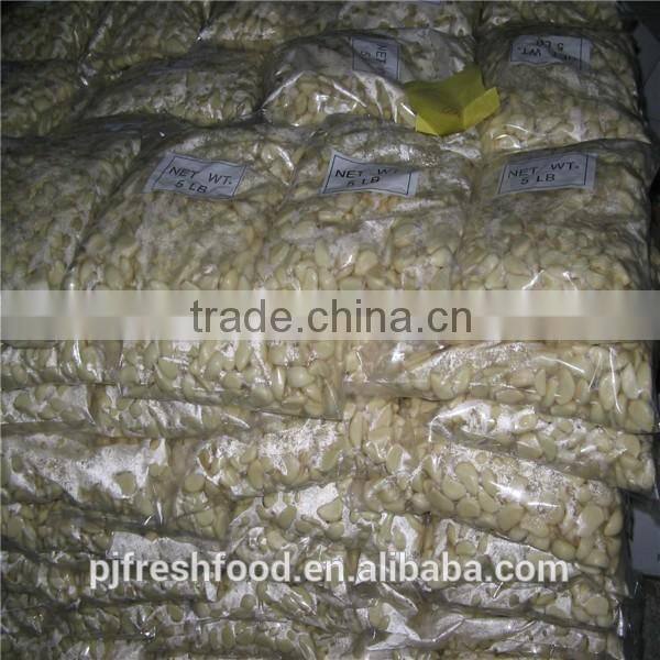 Fresh peeled garlic 5lbx6bg/carton