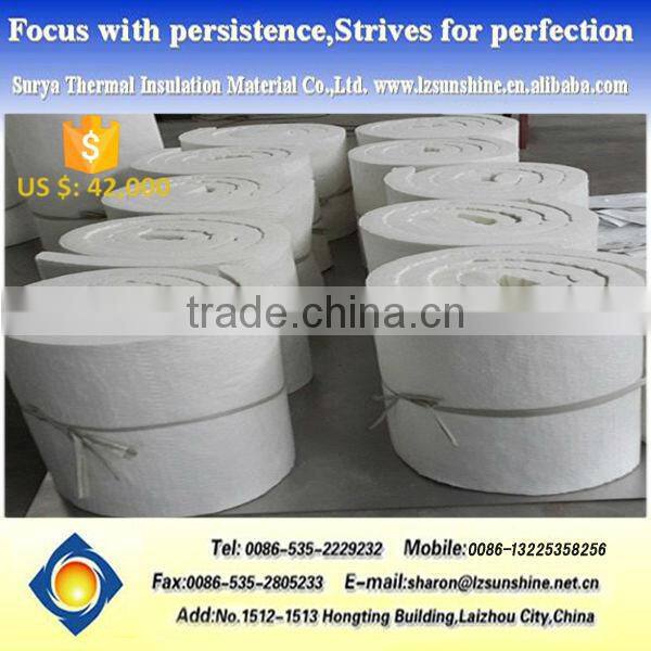 1260 Degree Ceramic Fiber Blanket 128kg/m3