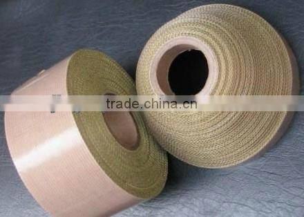 Heat resistance PTFE coated fiberglass tape/ptfe tape