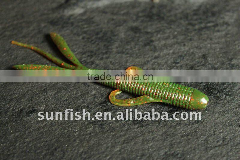 soft fishing lure with salt,freshwater soft lure G03B