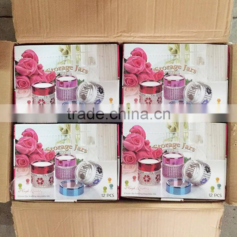 2016 new hot sell rarely and exquisite mutilfuncation glass storage jars