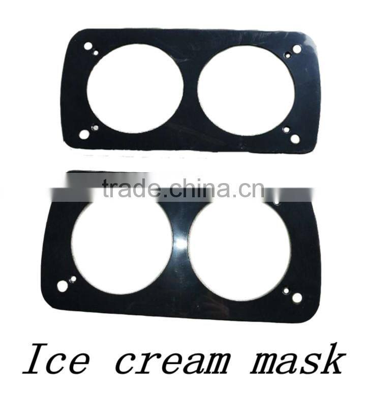 guangzhou manufacturer custom soft ice cream machine plastic head made in china