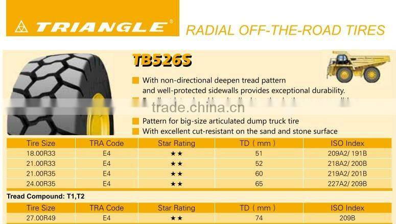 Triangle OTR Tyre 24.00R35