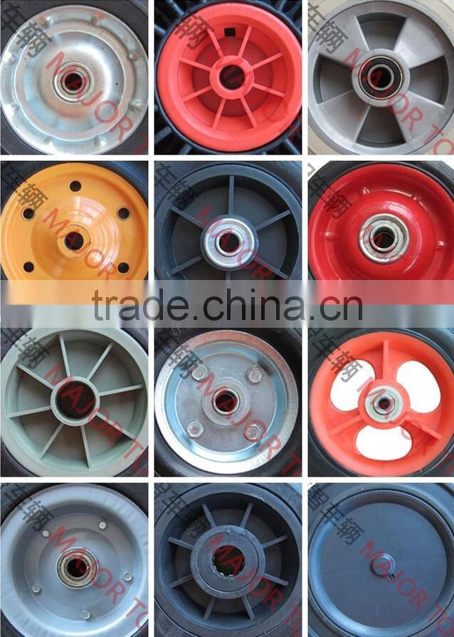 Pushing cart wheel solid rubber tyre 12X2