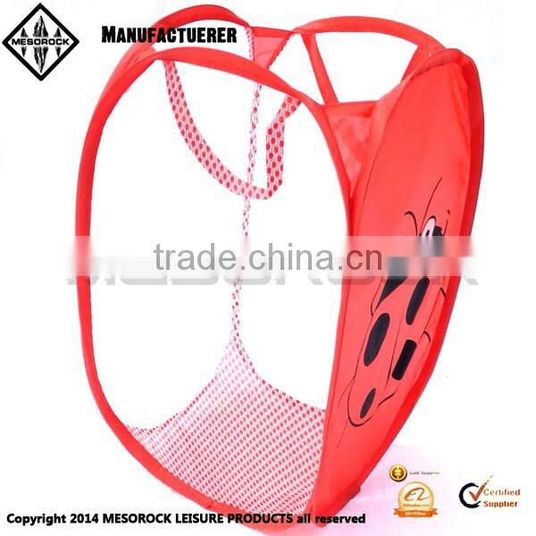 High quality fashion design wholesale colorful custom cartoon mesh storage basket organizer