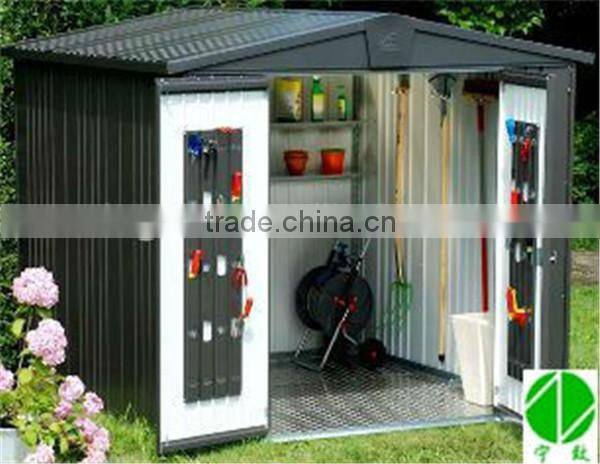 steel metal garden house/2015 hot sale garden room