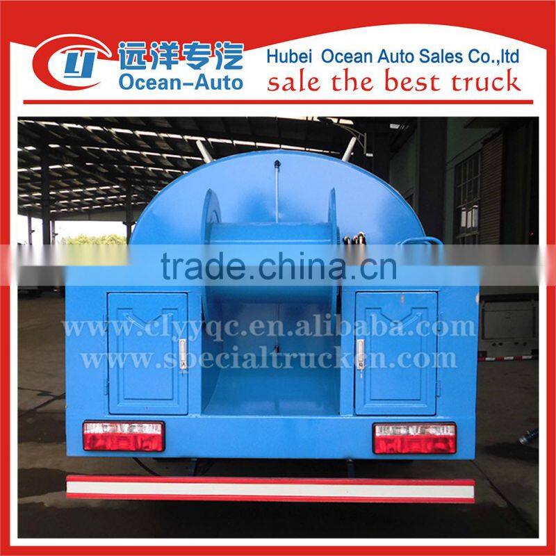 high pressure sewer flushing truck for sale with dongfeng chassis