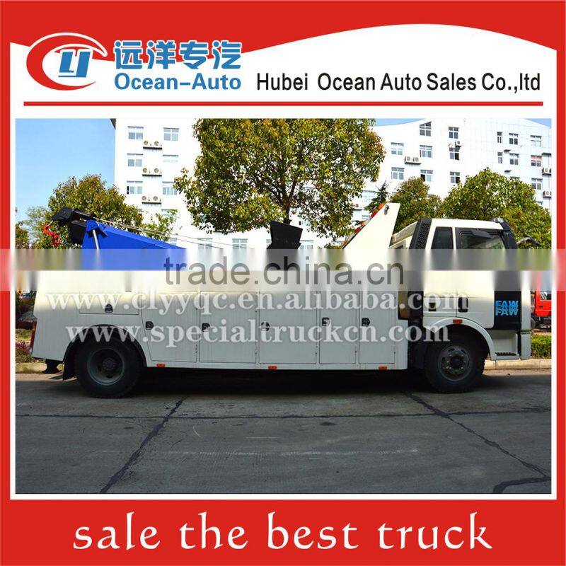 FAW 4x2 8TON lift weight road wrecker truck for sale