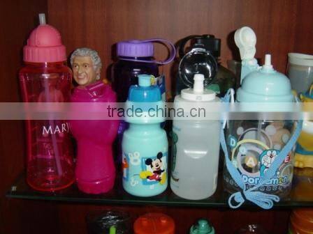 bottle with drinking tube,OEM drinking bottle With Handle, Sport bottle for kids Plastic Water Bottle