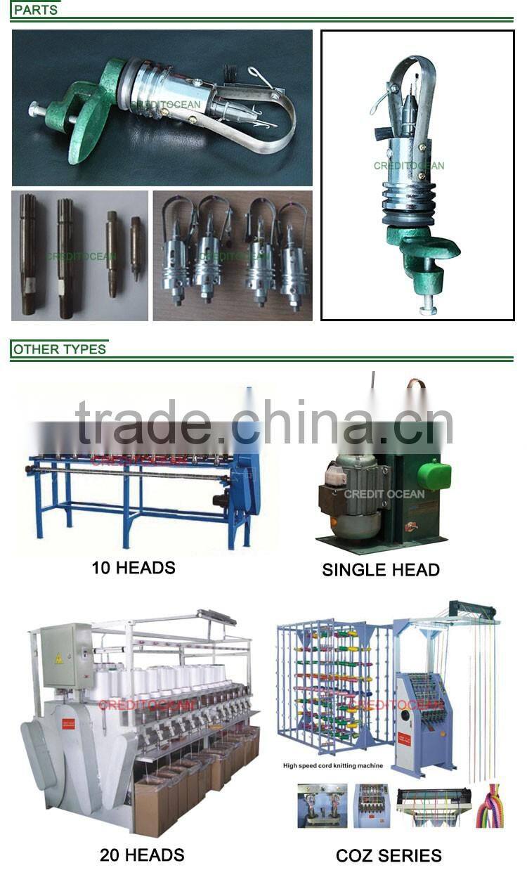 40 needles single head Cord Knitting Machine for fishing net