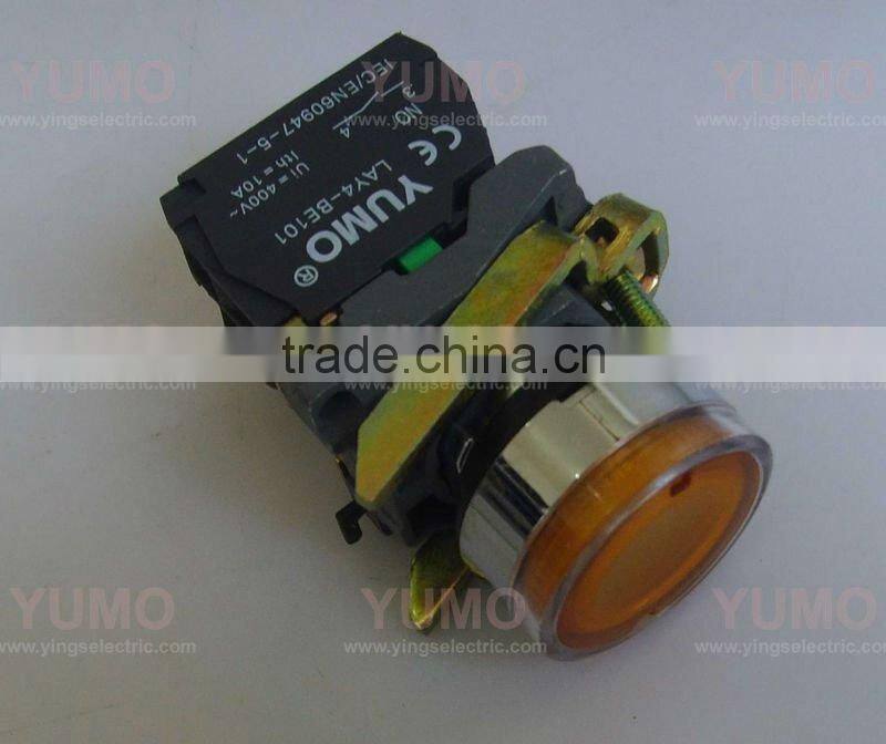 Push button switch LAY4-BW3561 24V YELLOW