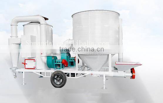 delicate stucture less grind low temperature circulating small grain dryer for sale