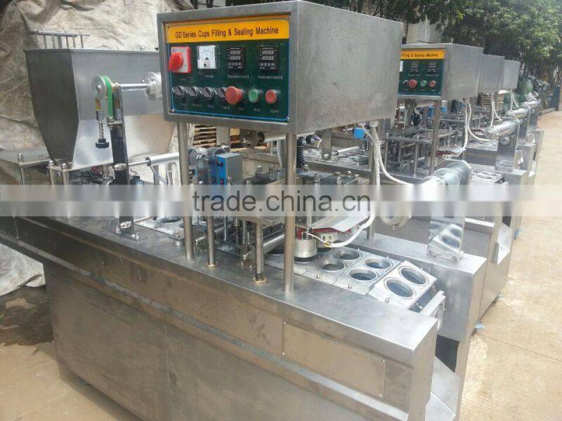 GD series Auto Fill Seal Machine / Auto Cup Sealing Machine
