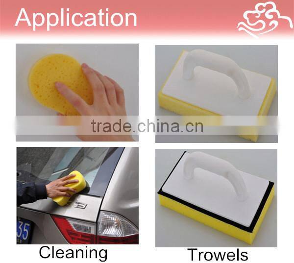 Durable various shape breathable seaweed Cleaning foam sponge