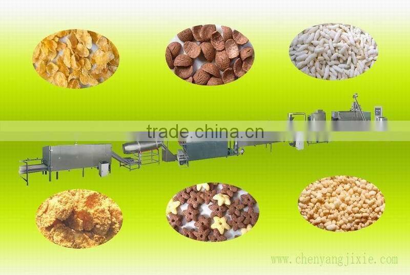 Cereals food processing line machinery extruder