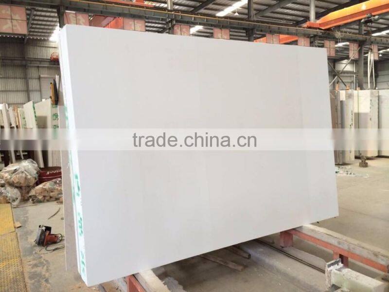 Pure white Nano glass slabs/crystallized glass slab