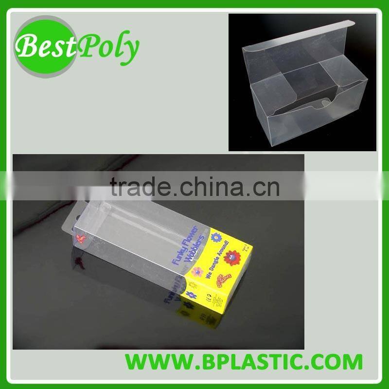 High quality plastic folding box PVC box for candle
