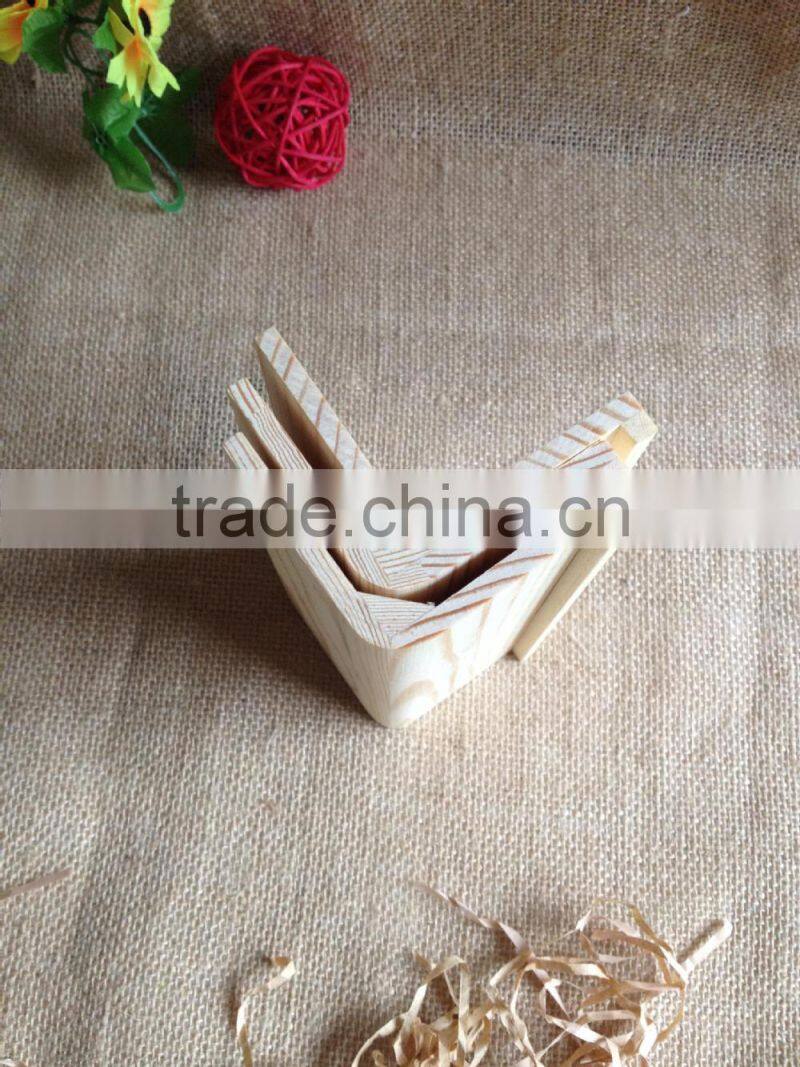 Wooden storage holders pine wood racks removeable wooden display shelf for essential oil