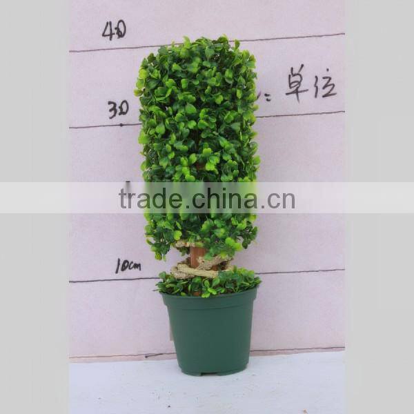 Shengjie hot selling Artificial boxwood wreath with happy price