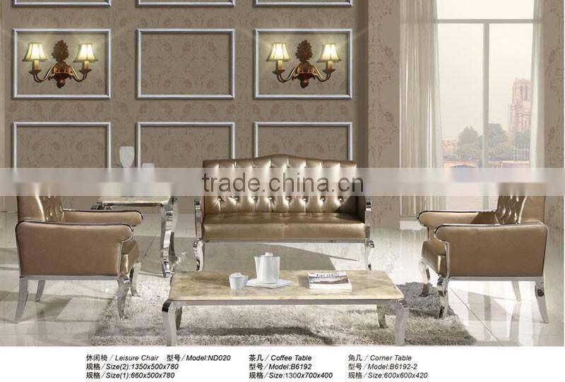 thick stainless steel leisure single sofa chair ND129
