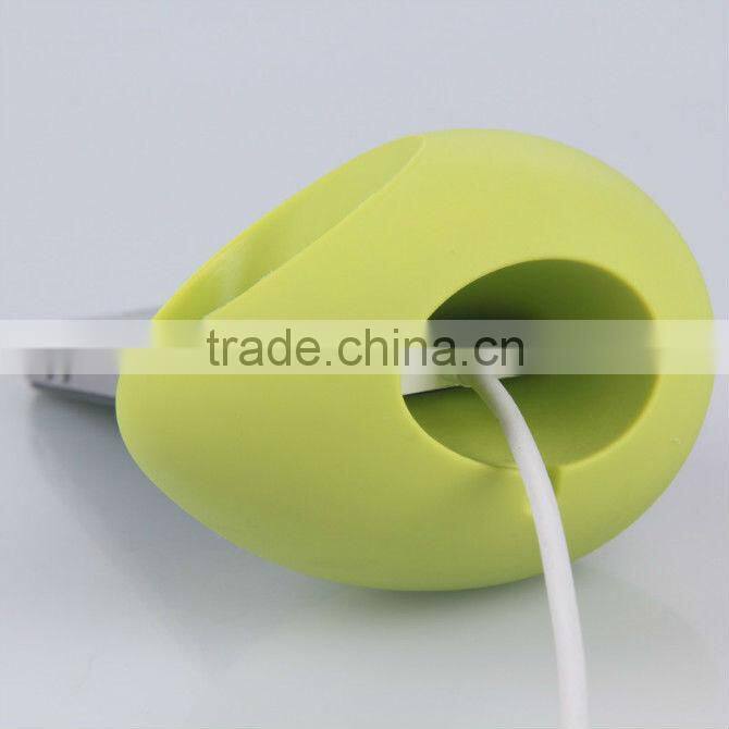 Cute silicone egg sound amplifier or speaker