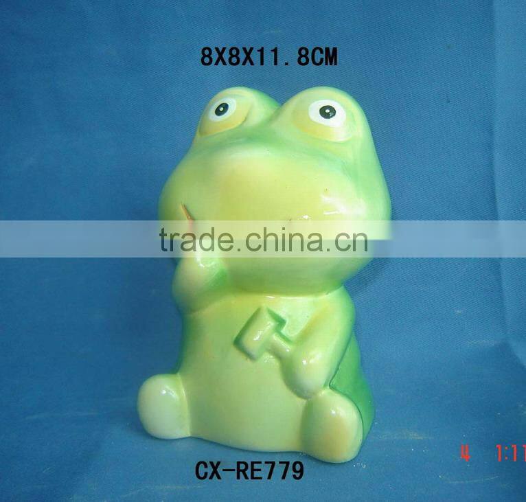 Ceramic Hop Selling Coin Saving Bank Toys, Animal Desgin Coin Bank with Sound