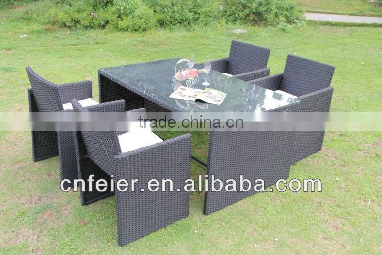 A6059CH Cheap Rattan Dining Set