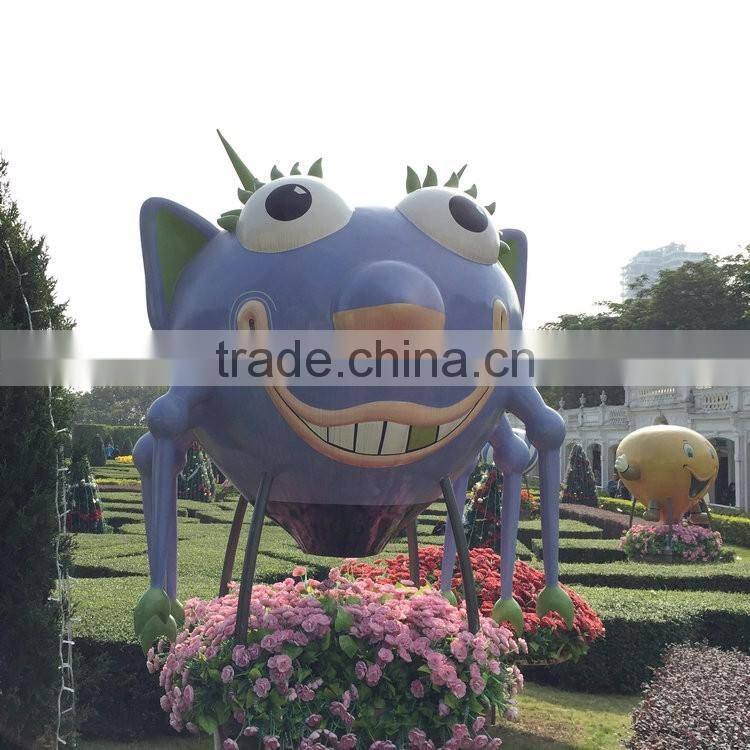 FRP garden big cartoon sculpture