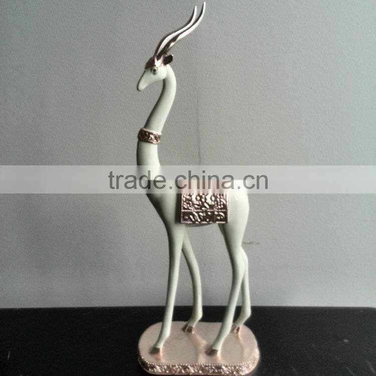 Resin reindeer figurine