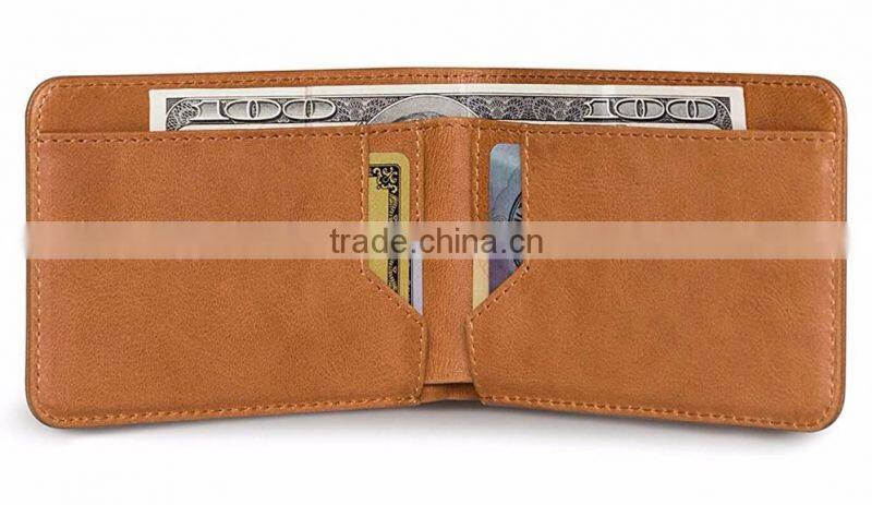 100% Genuine cowhide Leather rfid Card Holder Credit Bank Card holder